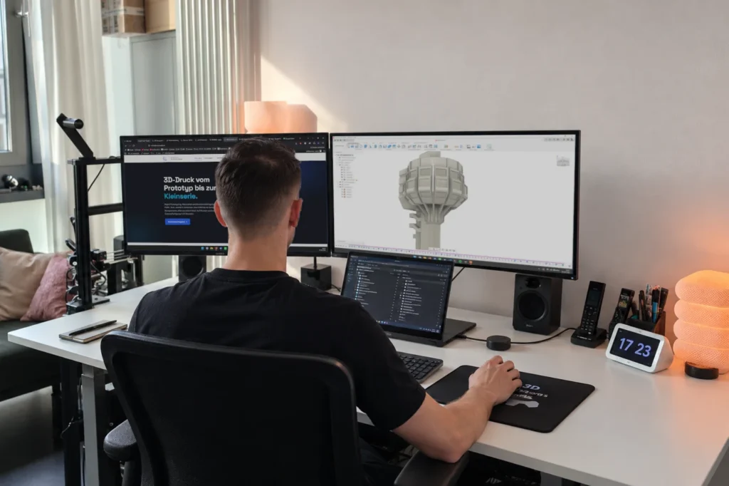 CAD-Konstruktion am Bildschirm